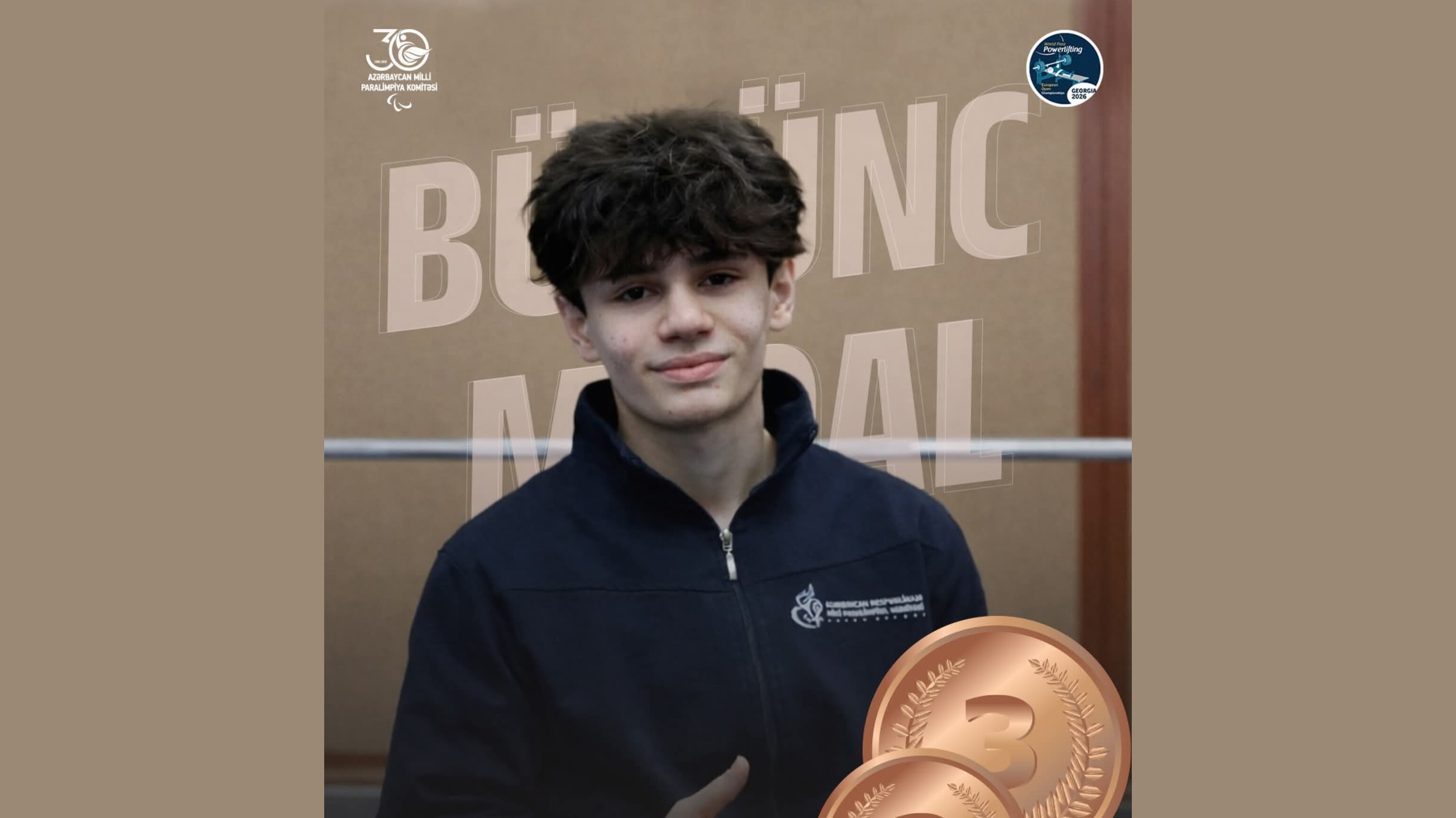 Azərbaycan parapauerliftinqçisi Avropa Açıq çempionatında 4 bürünc medal qazandı 