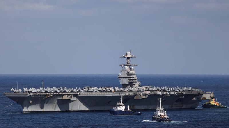 ABŞ-nin ən böyük təyyarədaşıyan gəmisi olan "USS Gerald R. Ford" Qırmızı dənizə çatıb