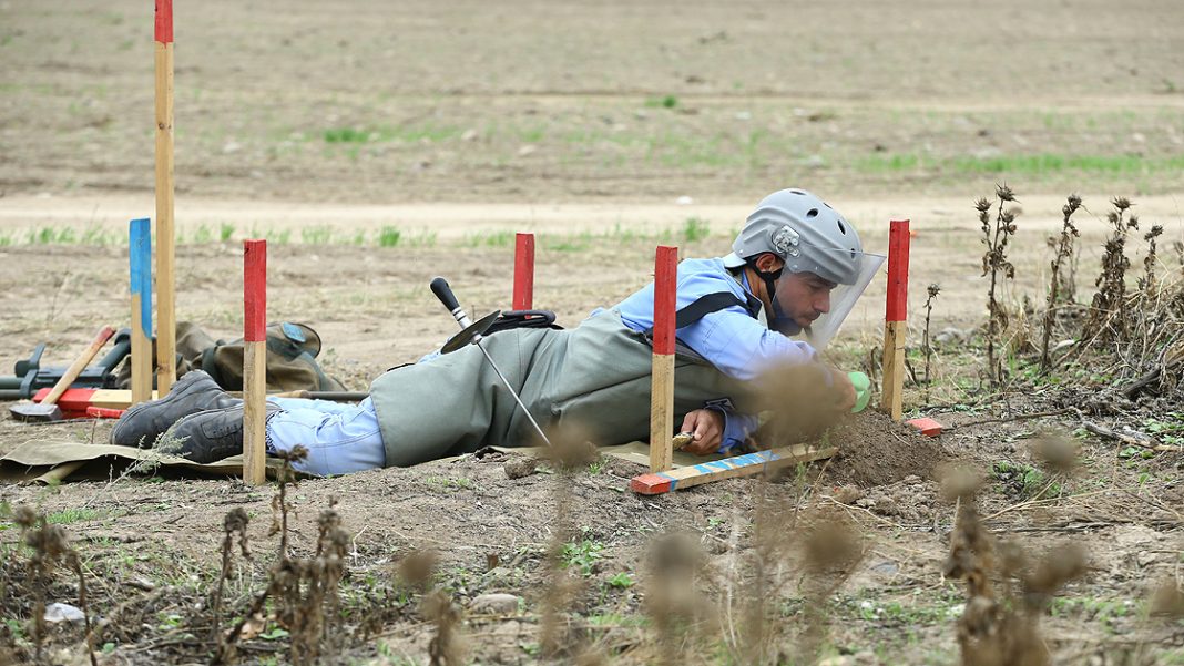 Ötən həftə nə qədər ərazi minalardan təmizlənib?
