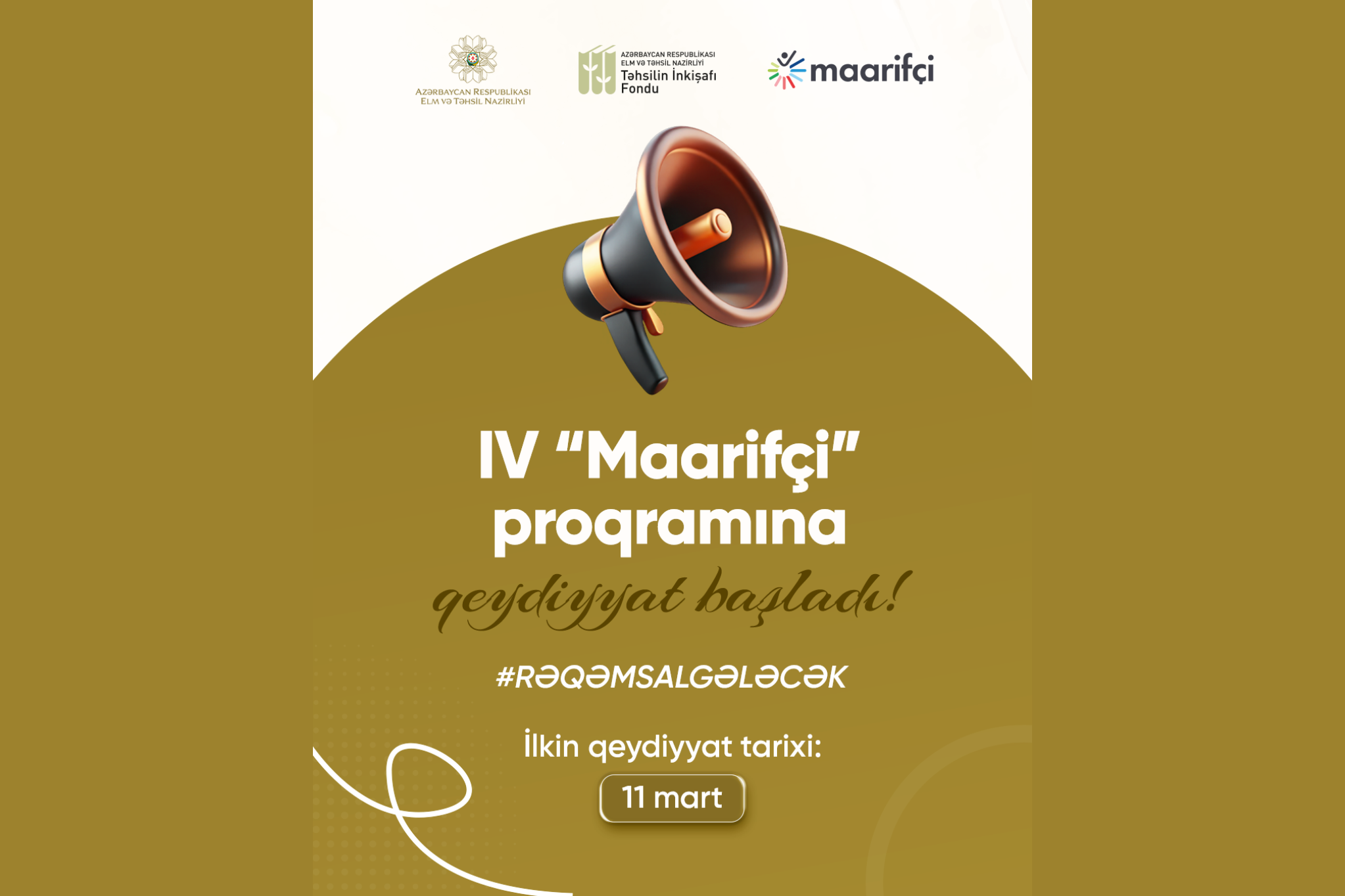 IV “Maarifçi” tələbə-məzun təcrübə proqramına qeydiyyat başlayıb