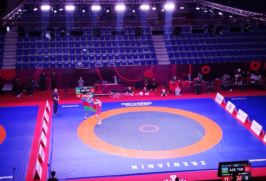 Azərbaycan güləşçisi Avropa çempionatında qızıl medal qazandı 