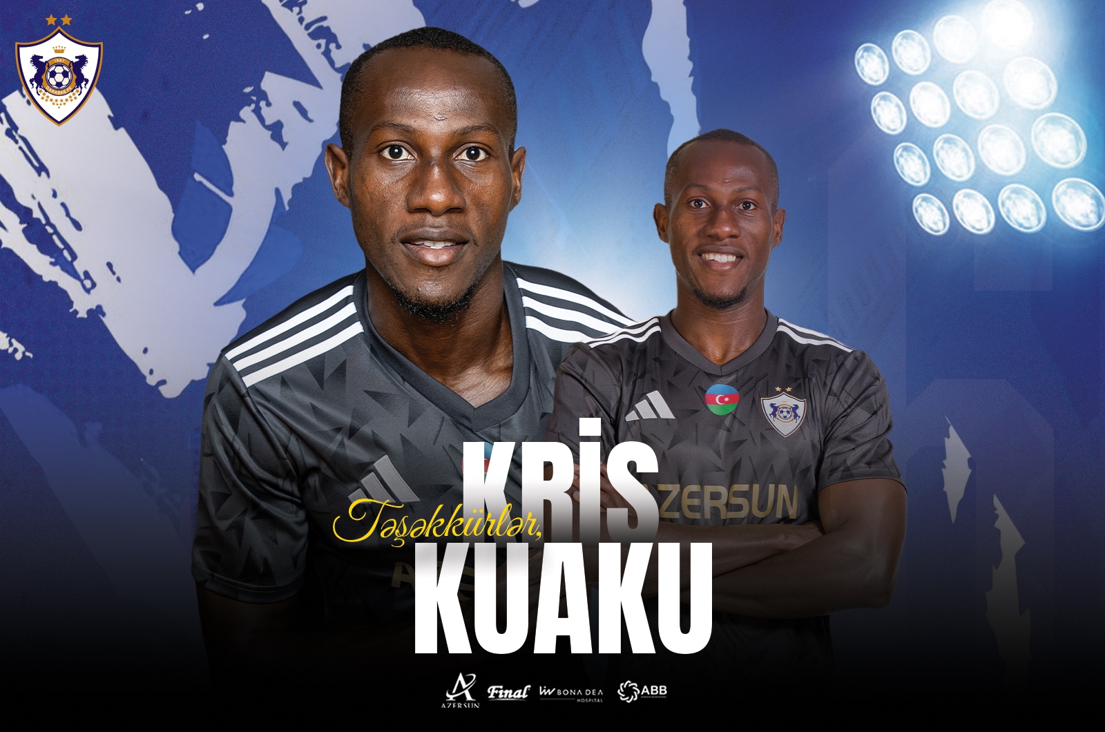 "Qarabağ" Kris Kuakunun gedişini açıqladı 