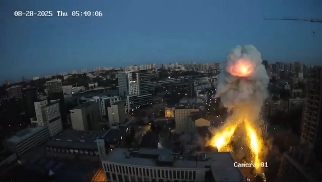 Kiyevə kütləvi zərbələr endirilib