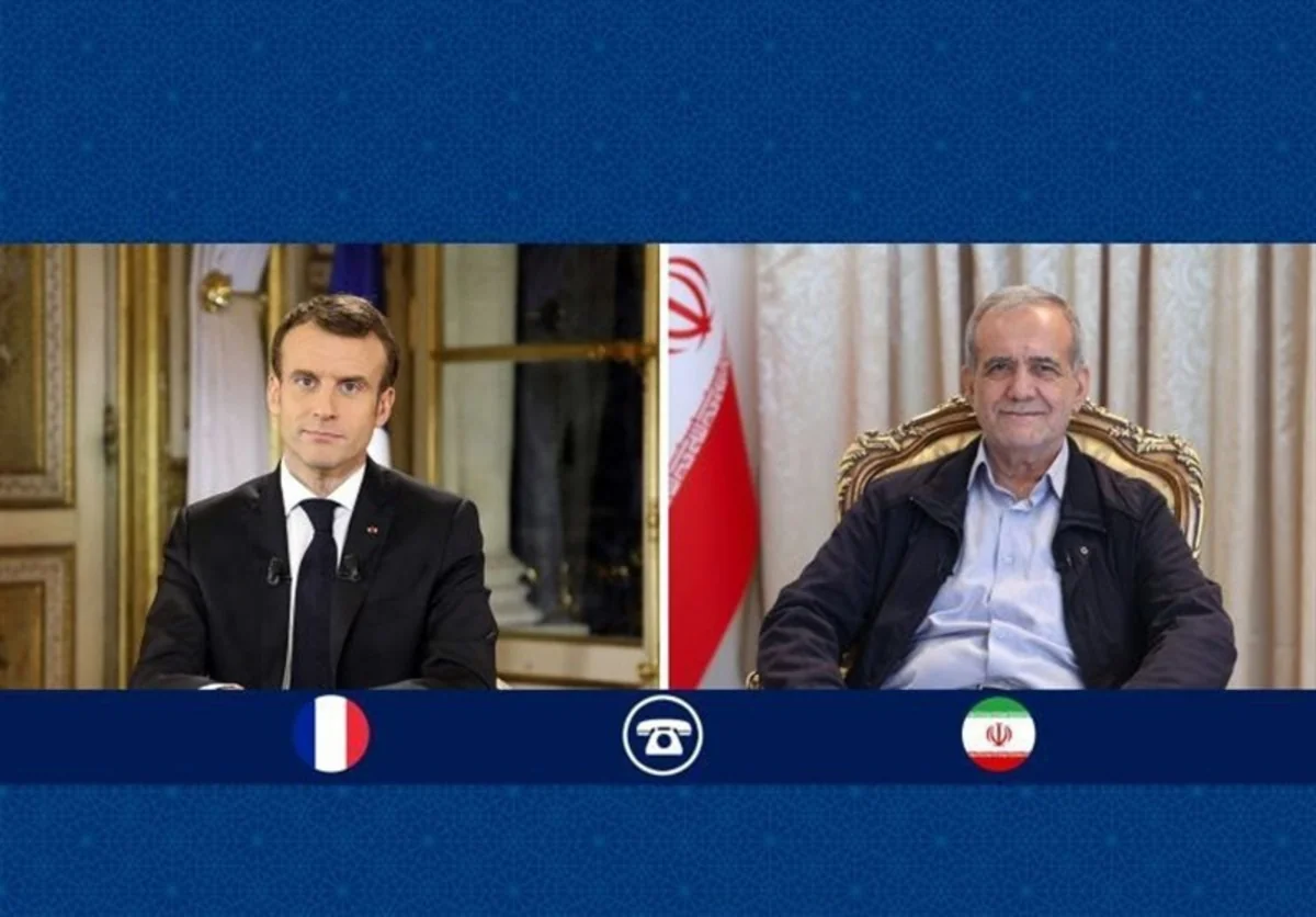 Makron Pezeşkiana regiondakı eskalasiyanı dayandırmağa çağırış edib