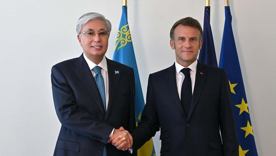 Fransa və Qazaxıstan Prezidentləri arasında telefon danışığı olub