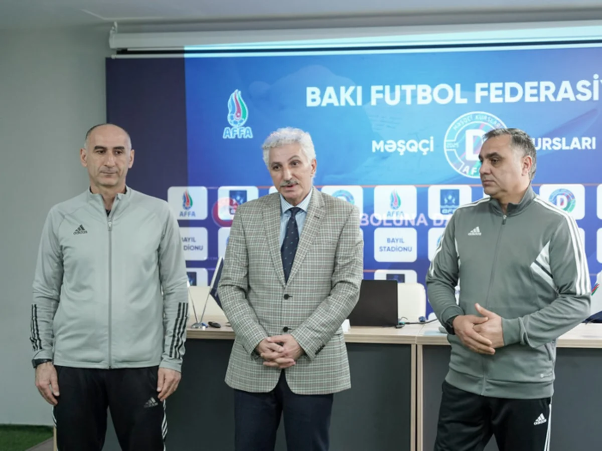 AFFA və Bakı Futbol Federasiyasının birgə təşkilatçılığı ilə məşqçi kursları başlayıb