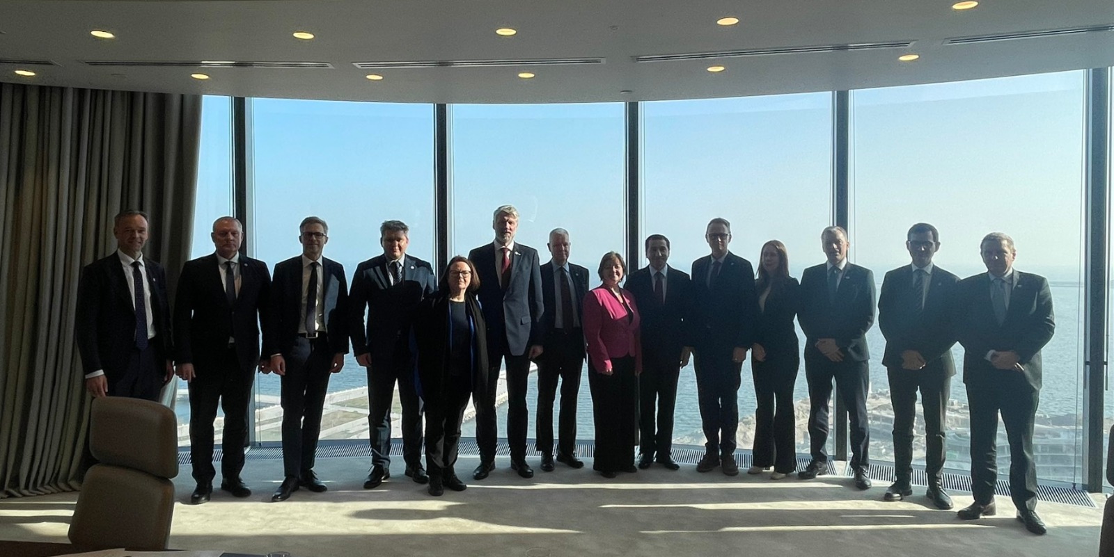 Hikmət Hacıyev "Nordic-Baltic Eight" ölkələrinin siyasi direktorları ilə görüşüb.