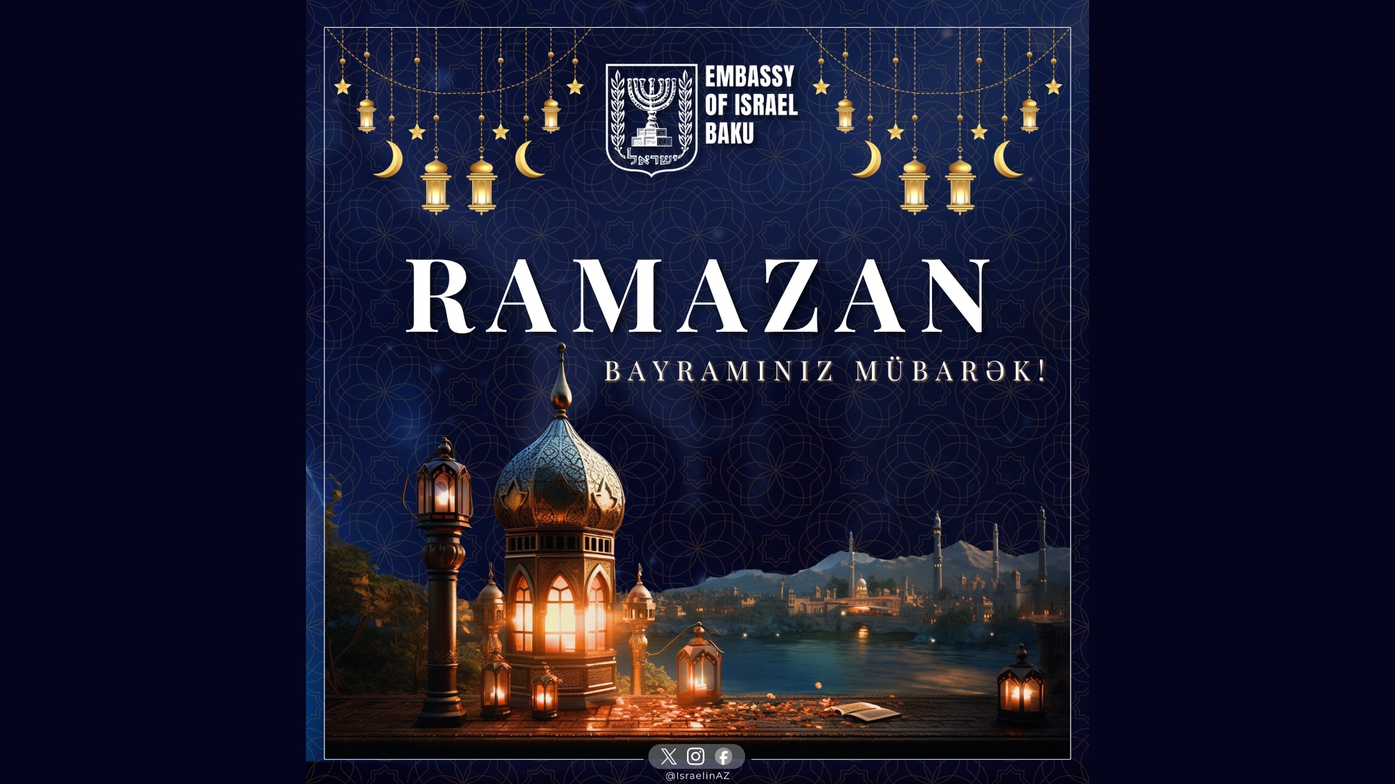 İsrail Səfirliyi Azərbaycan xalqını təbrik edib