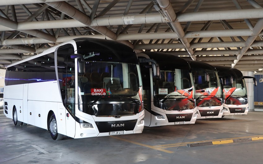 AYNA: Ötən gün Bakıdan bölgələrə 13 703 sərnişin daşınıb