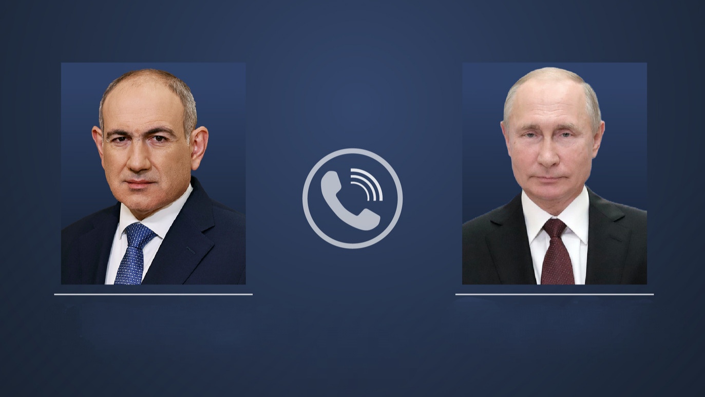 Putin və Paşinyan arasında telefon danışığı olub 