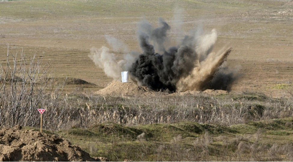 Ağdamda bir nəfər minaya düşüb - YENİLƏNİB 