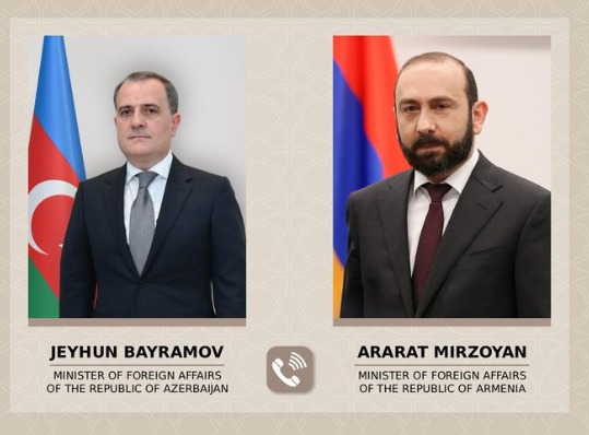 Azərbaycan və Ermənistan XİN başçıları arasında telefon danışığı olub