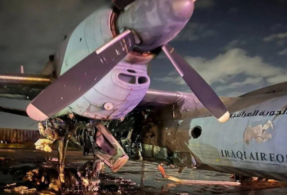 İraqda hərbi bazaya hücum nəticəsində təyyarə yararsız hala düşüb