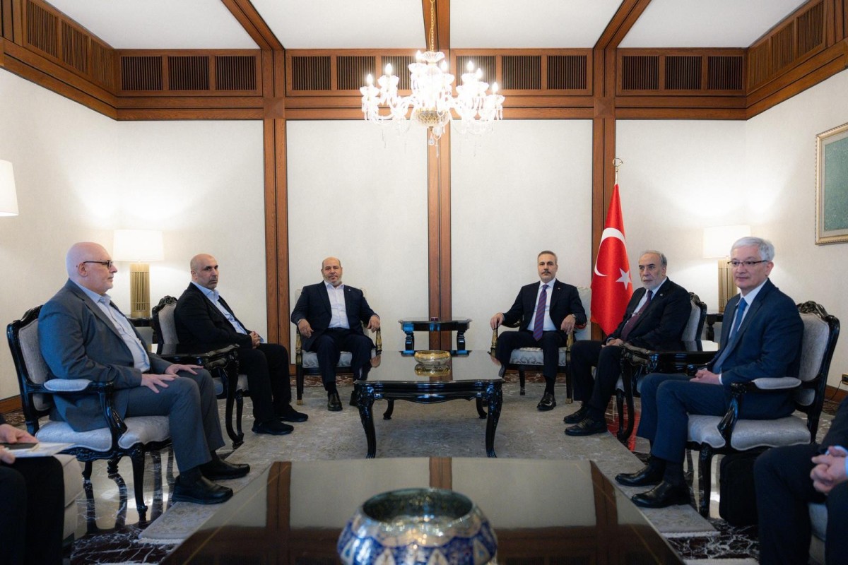 Hakan Fidan HƏMAS nümayəndə heyəti ilə görüş keçirib