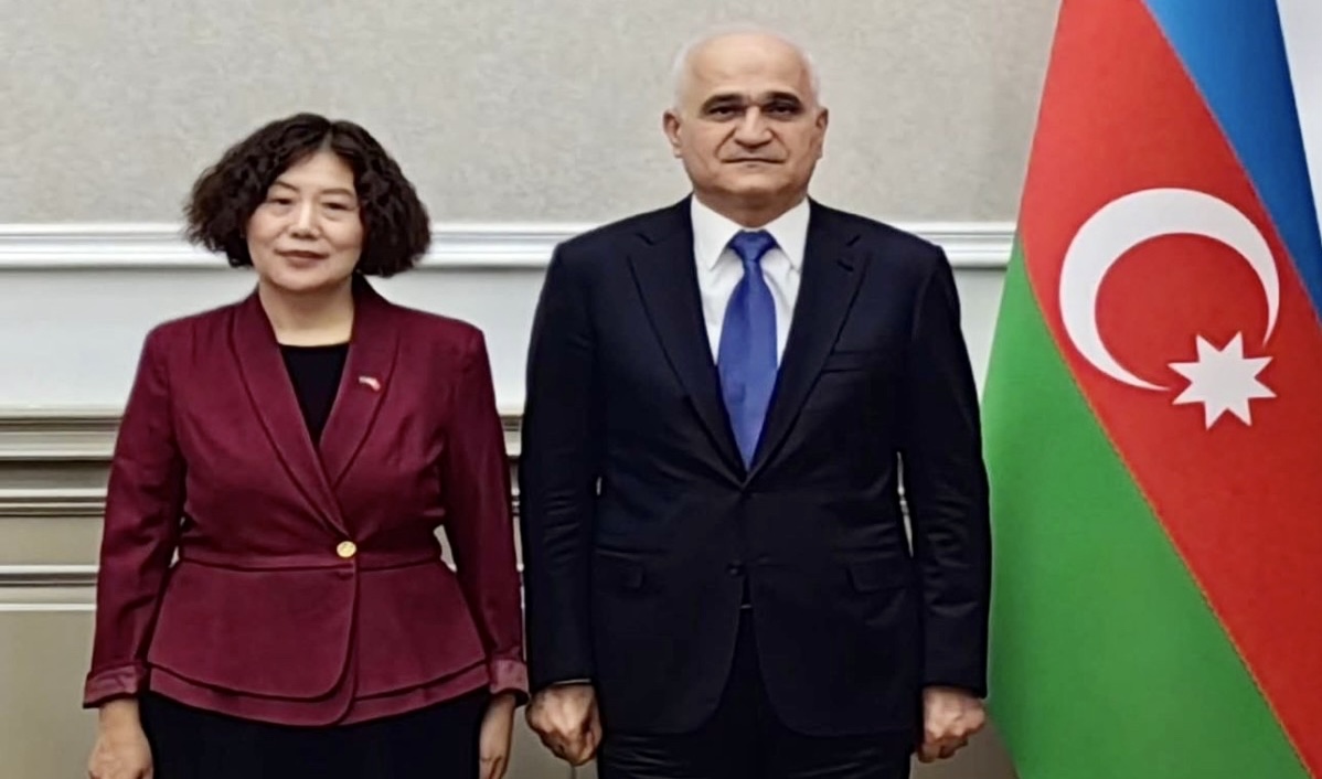 Baş nazirin müavini Çin səfiri ilə görüşüb