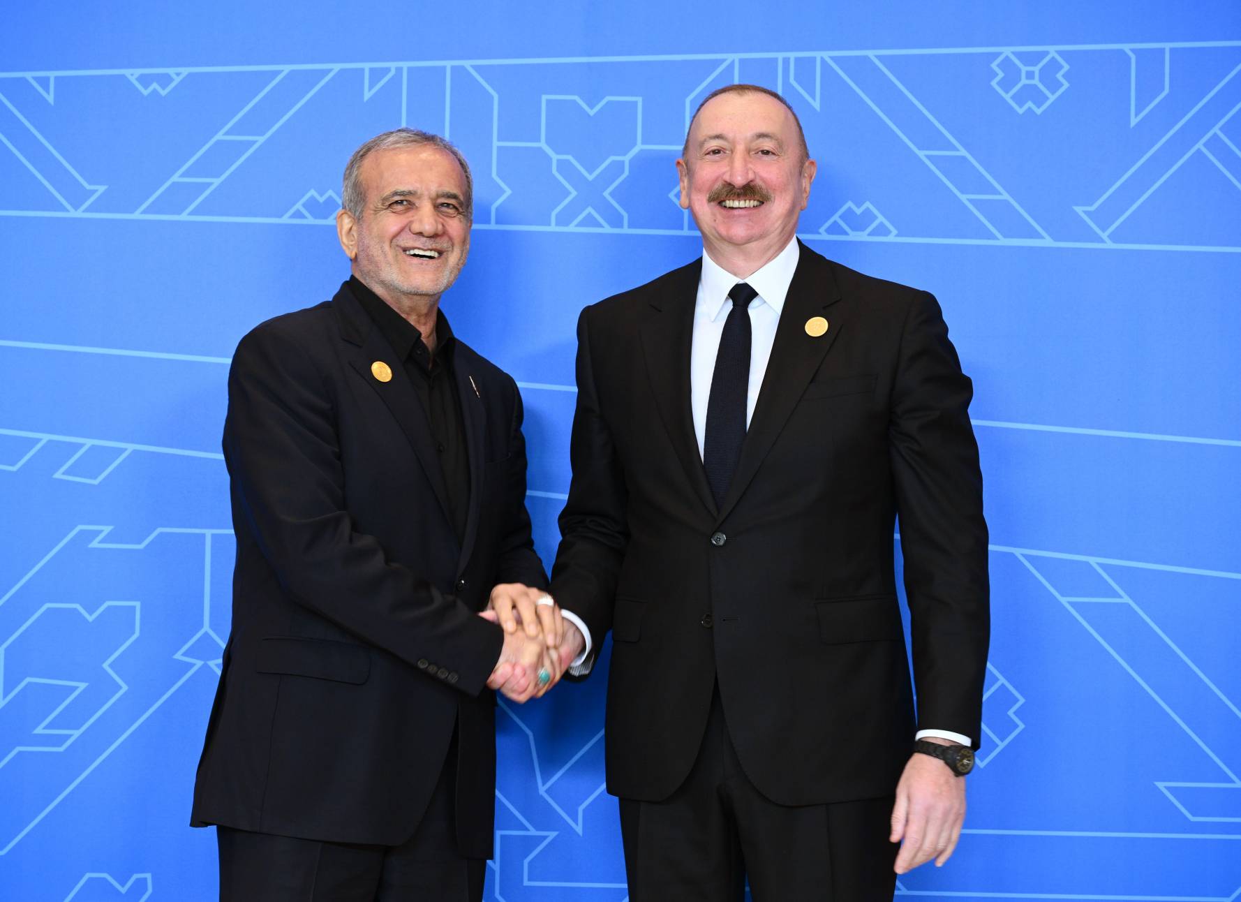 İlham Əliyev Məsud Pezeşkianın paylaşımına cavab verib