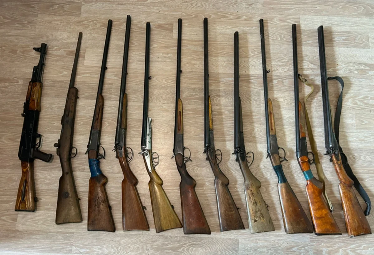 Respublika ərazisində qanunsuz saxlanılan 11 tüfəng aşkarlanıb