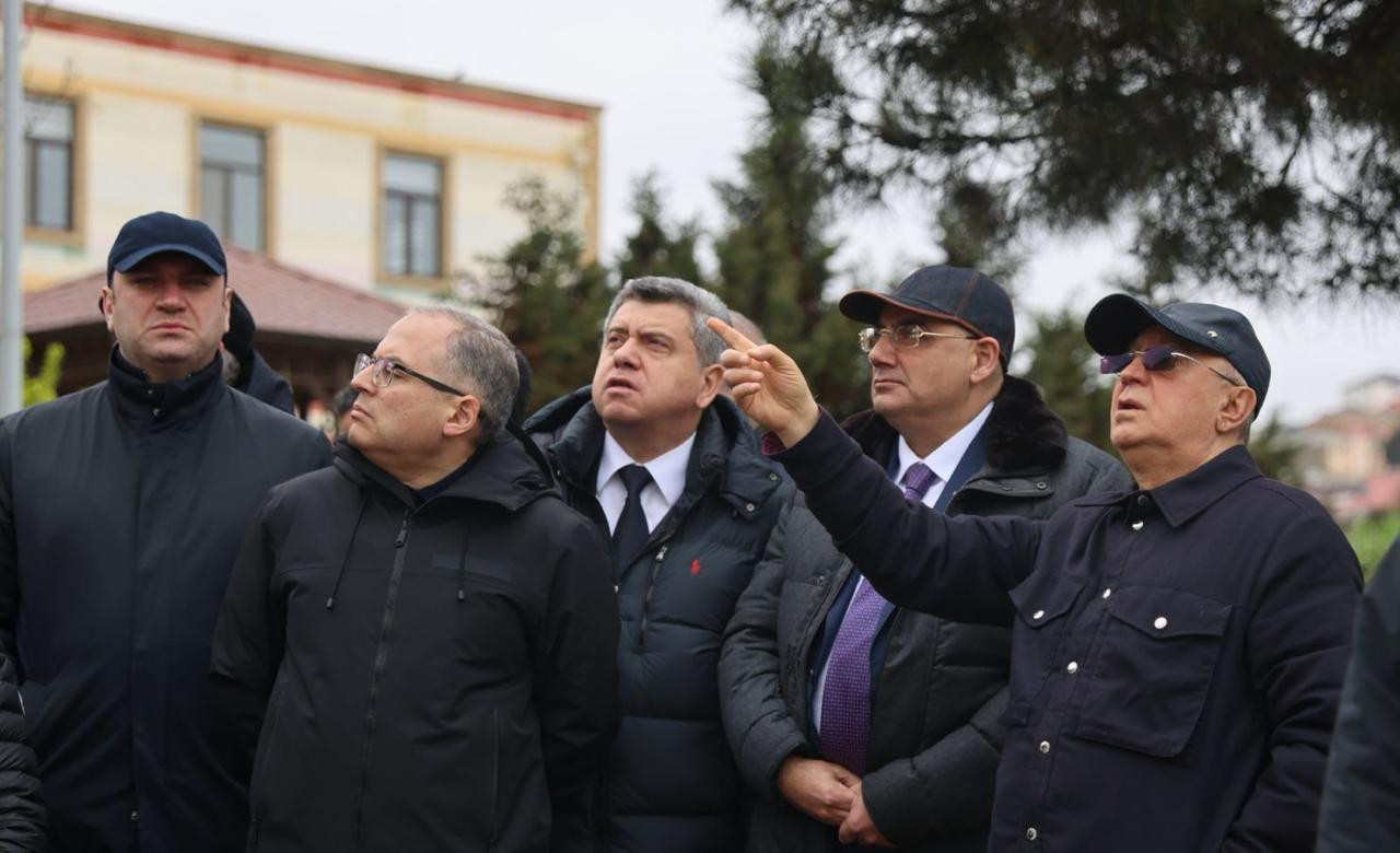 Kəmaləddin Heydərov Badamdarda sürüşmə sahəsinə gedib