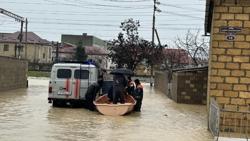 Dağıstanda daşqınlar səbəbindən 4000-dən çox insan təxliyə edilib