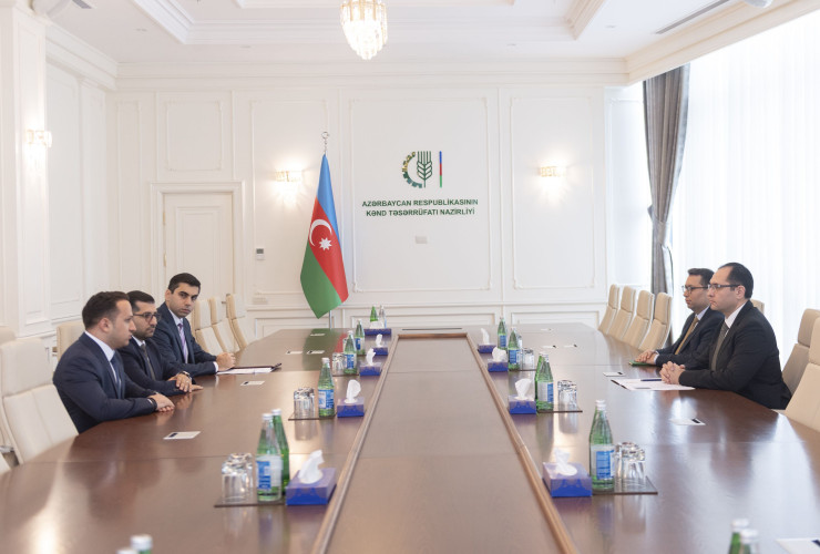 Məcnun Məmmədov Mentorluq Proqramı çərçivəsində “Yüksəliş” müsabiqəsinin qalibləri ilə görüşüb