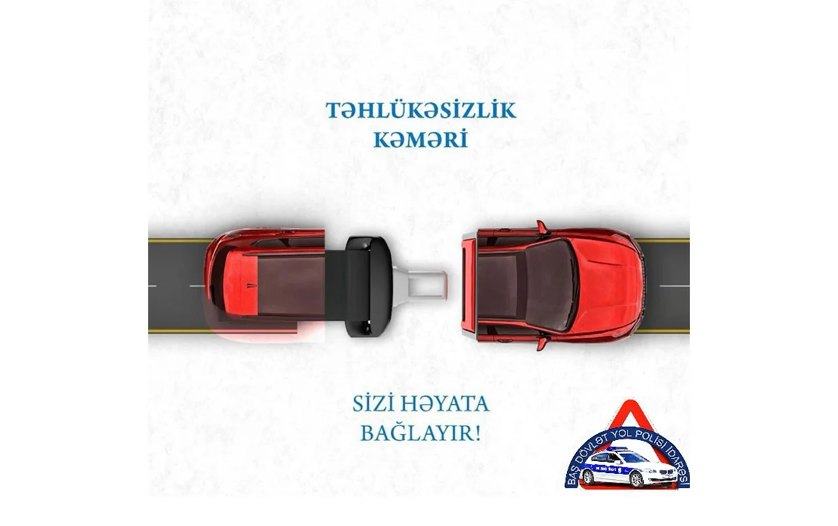 Avtoqəzalarda ölənlərin 33,6 faizi təhlükəsizlik kəmərini bağlamayanlar olub