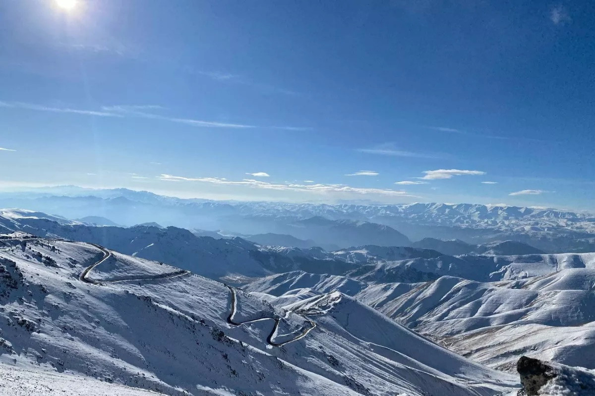 Şahdağa qar yağır - FAKTİKİ HAVA