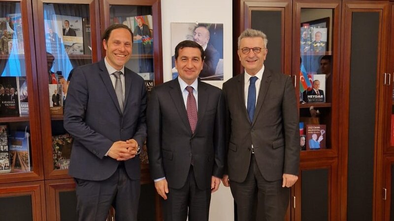 Hikmət Hacıyev Niklas Vaqnerlə görüşüb