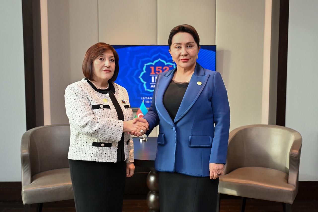 Sahibə Qafarova Özbəkistan Ali Məclisi Senatının sədri ilə görüşüb