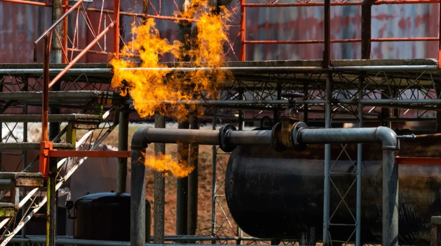 Avstraliyada neft emalı zavodunda güclü yanğın baş verib