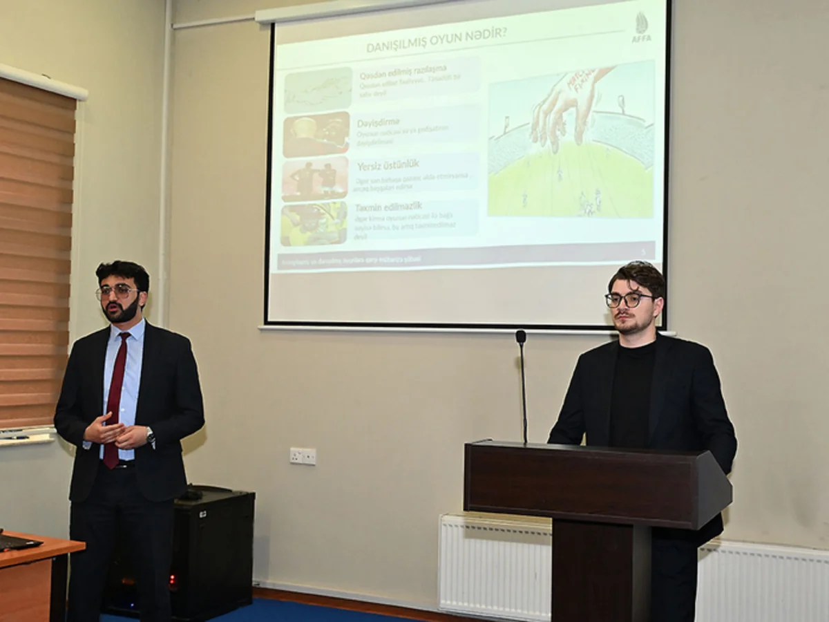 "Cəbrayıl" klubunun futbolçuları üçün danışılmış oyunlara qarşı maarifləndirici sessiya keçirilib