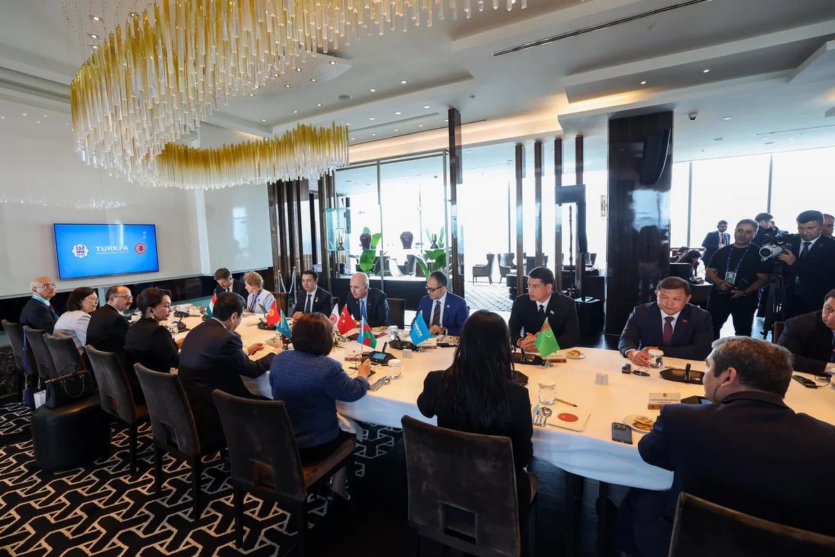 TÜRKPA-ya üzv dövlətlərinin parlament sədrlərinin ilk qeyri-rəsmi görüşü baş tutub