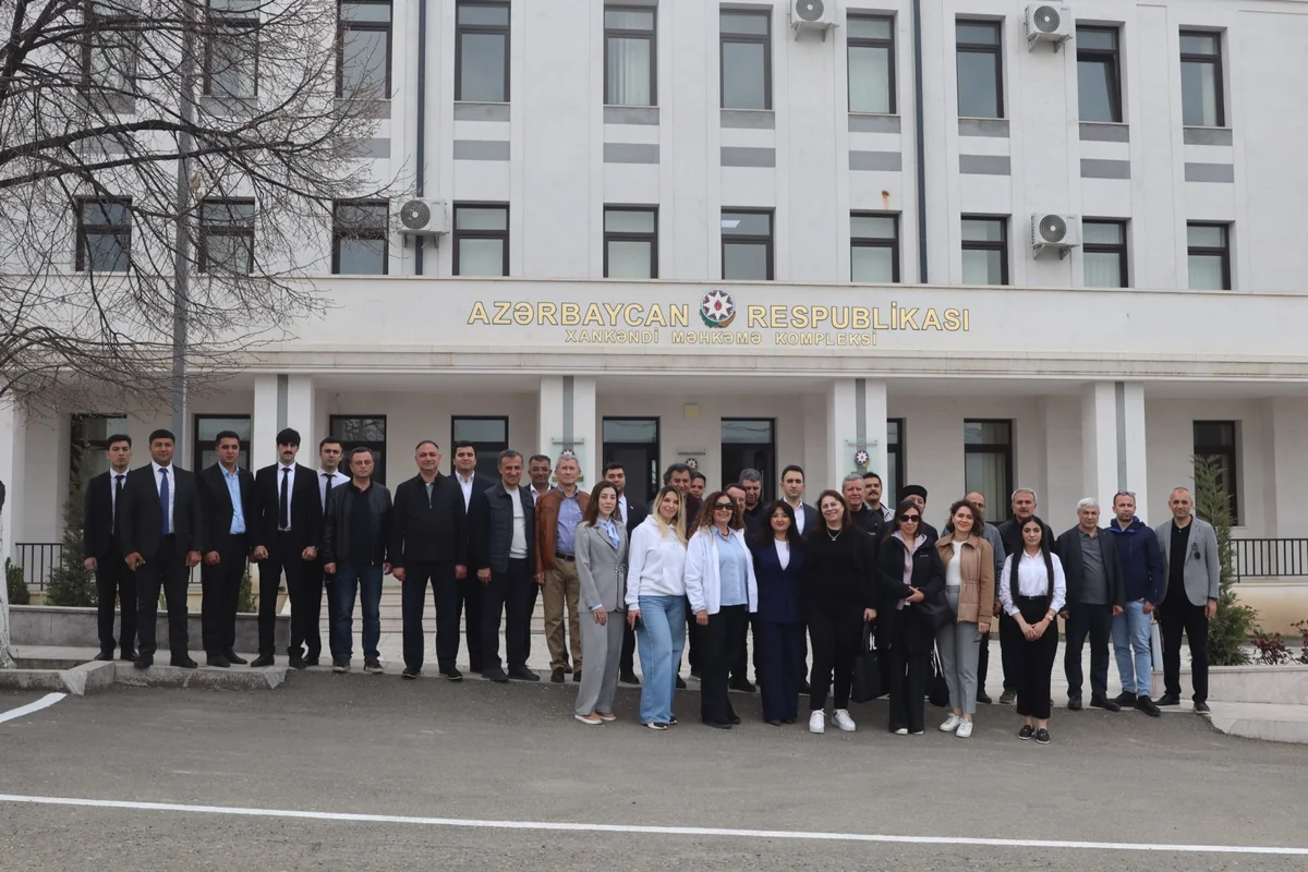 Türkiyə Ali Məhkəməsinin nümayəndə heyəti Xankəndidə bərpa işləri ilə tanış olub - FOTOLAR