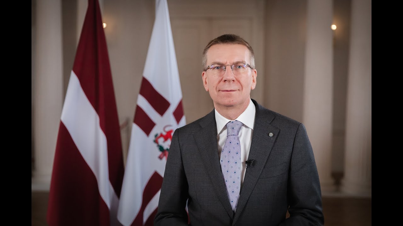 Latviya Prezidenti Edqars Rinkeviçs Heydər Əliyev Mərkəzində olub