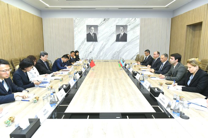 Azərbaycan Çin ilə logistika və texnologiya sahələrində əməkdaşlığı müzakirə edib