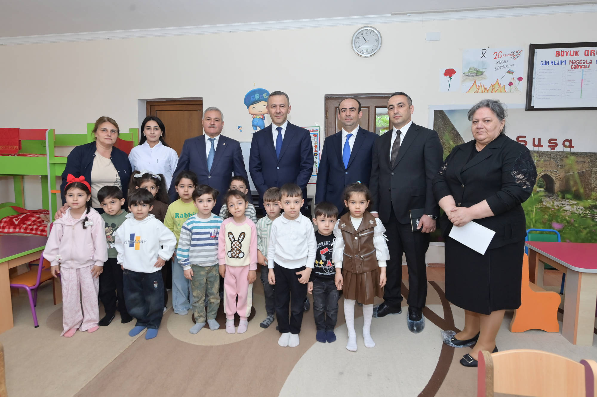 Mətin Kərimli Tərtərdə tədris prosesini izləyib