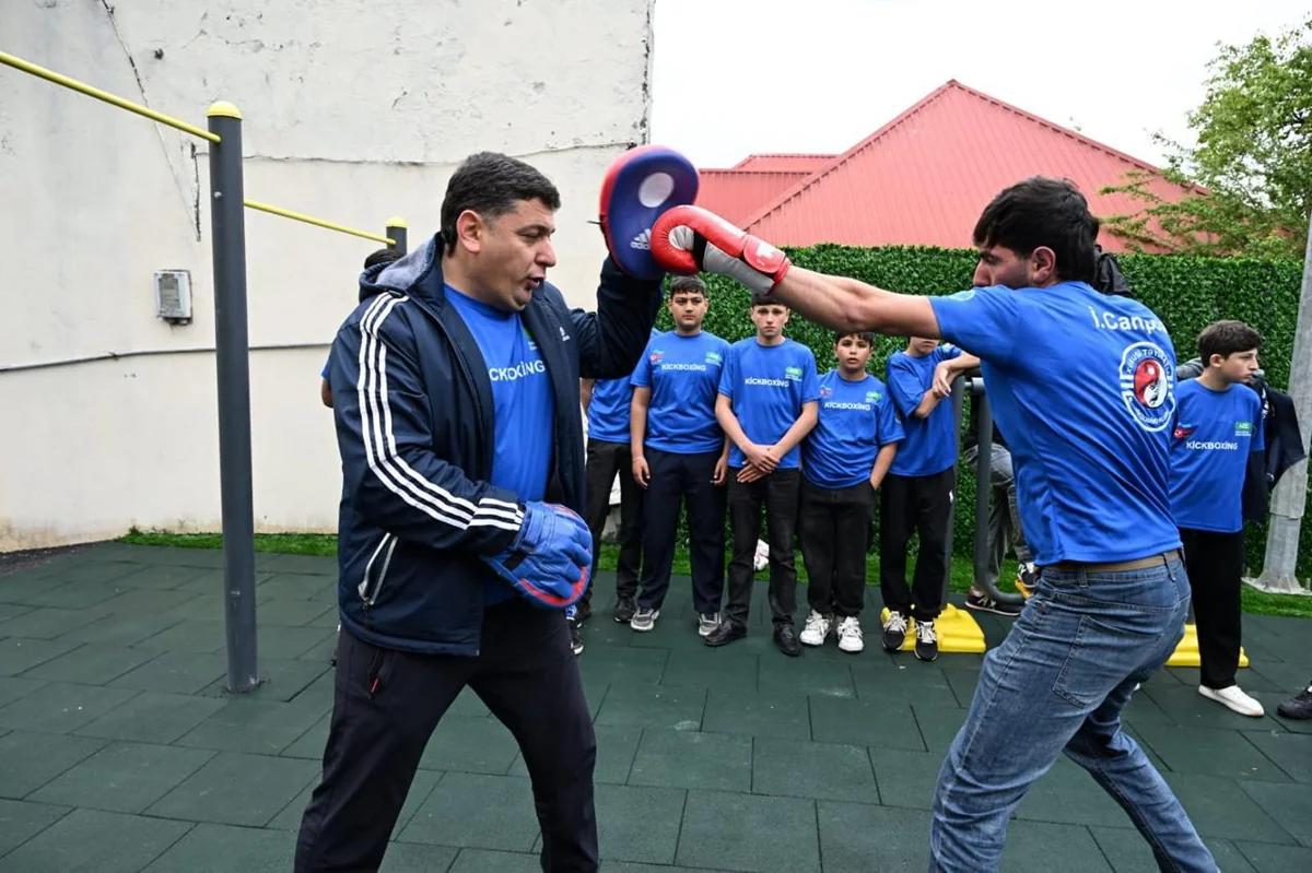 İsmayıllıda “Sağlam məhəllə” layihəsi çərçivəsində yeni idman zonası istifadəyə verilib