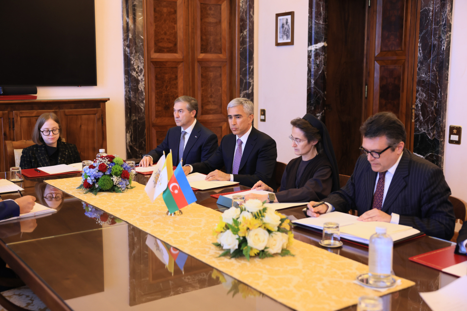 Heydər Əliyev Fondu Vatikanda tarixi abidələrin bərpası üzrə yeni layihələrin icrasına başlayır