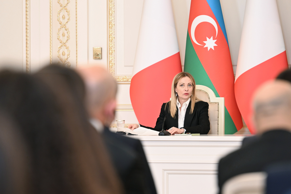 Cirocia Meloni: Əminəm ki, İtaliya ilə Azərbaycan arasındakı dostluq əlaqələri bundan sonra daha da inkişaf edəcək