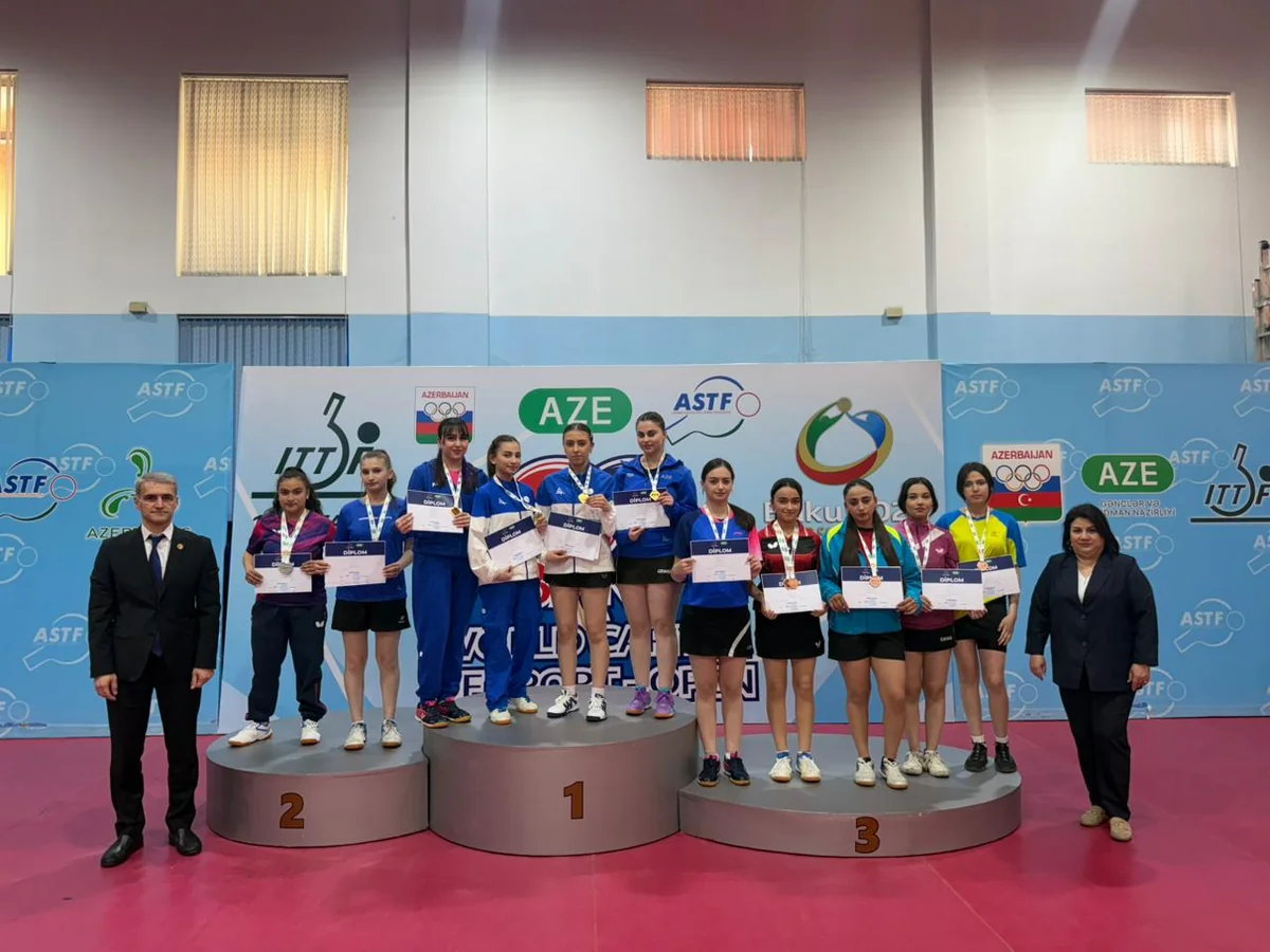 Stolüstü tennis üzrə Azərbaycan birinciliyinin qalibləri müəyyənləşdi