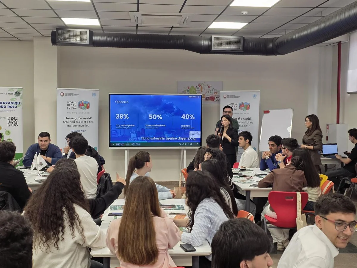 WUF13 çərçivəsində Qarabağ Universitetinin tələbələri üçün təlim keçirilib