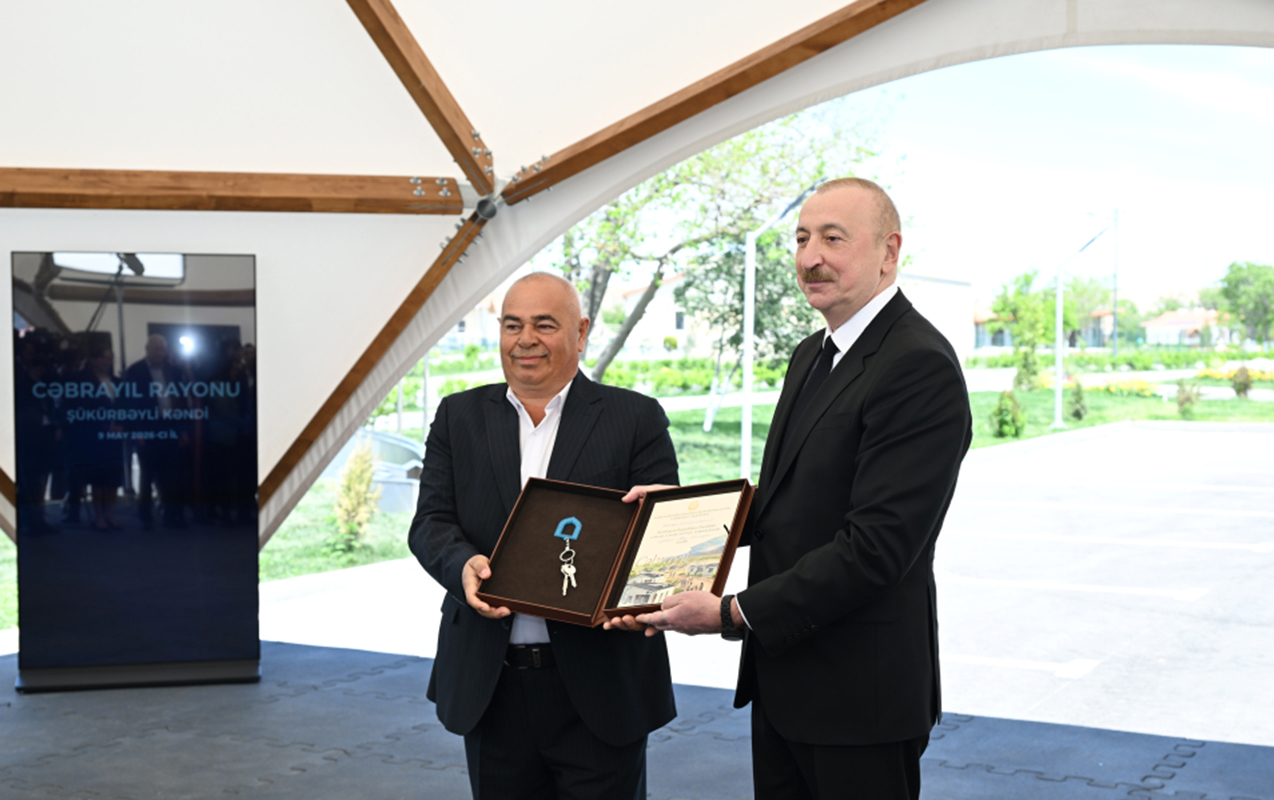 Cəbrayılda Prezidentlə sakin arasında maraqlı anlar yaşanıb - VİDEO