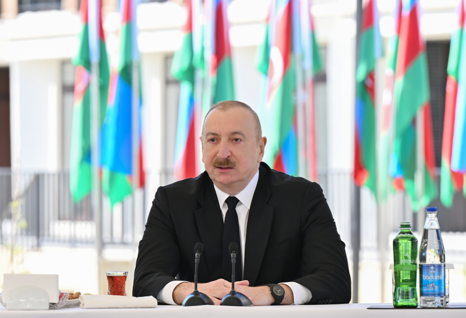 Prezident İlham Əliyev: Bu gün Azərbaycan ərazisində hər qarış torpaq Azərbaycan xalqına məxsusdur