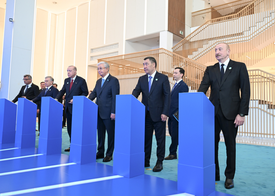 TDT liderləri Türk Sivilizasiyası Mərkəzinin təməlqoyma mərasimində iştirak ediblər