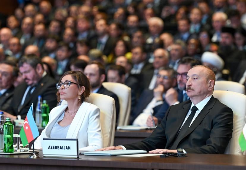 Mehriban Əliyeva WUF13-ün açılış mərasimindən paylaşım edib