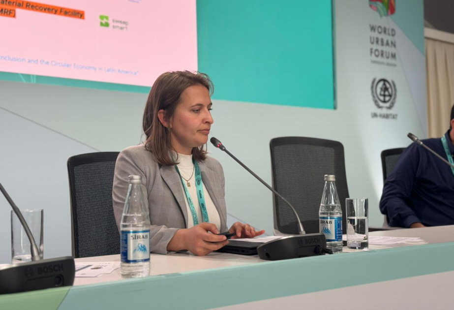 UN-Habitat nümayəndəsi WUF13-də tullantıların idarə olunması üzrə “Waste Wise Cities” alətini təqdim edib