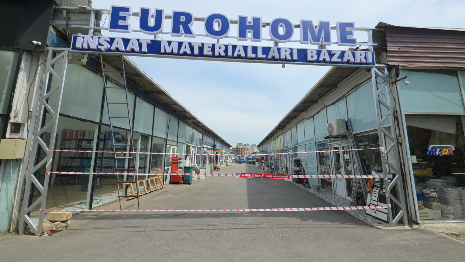  “Eurohome” tikinti materiallarının satışı bazarının fəaliyyəti dayandırılıb