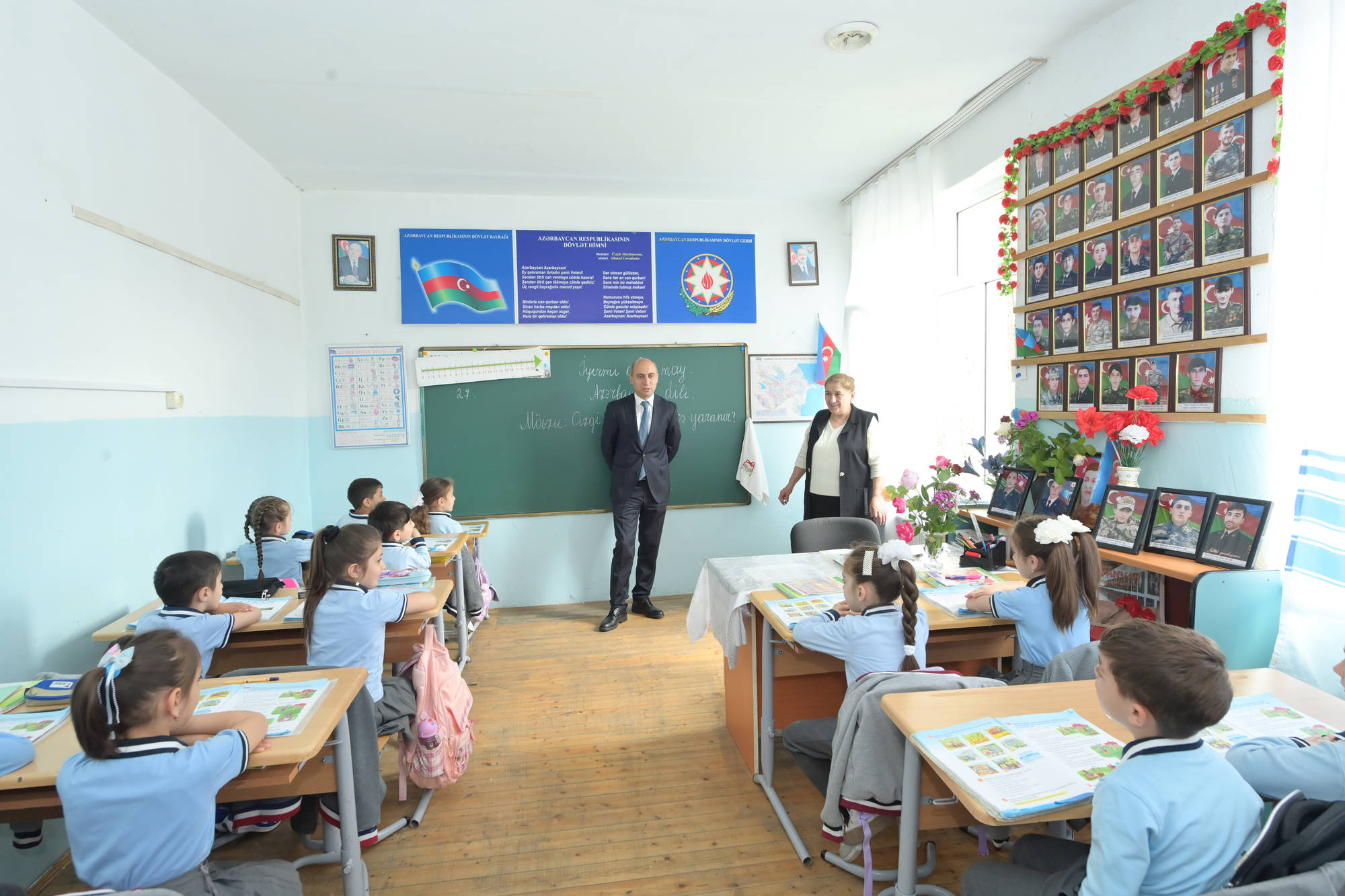 Nazir Qaxda tədris prosesi ilə tanış olub
