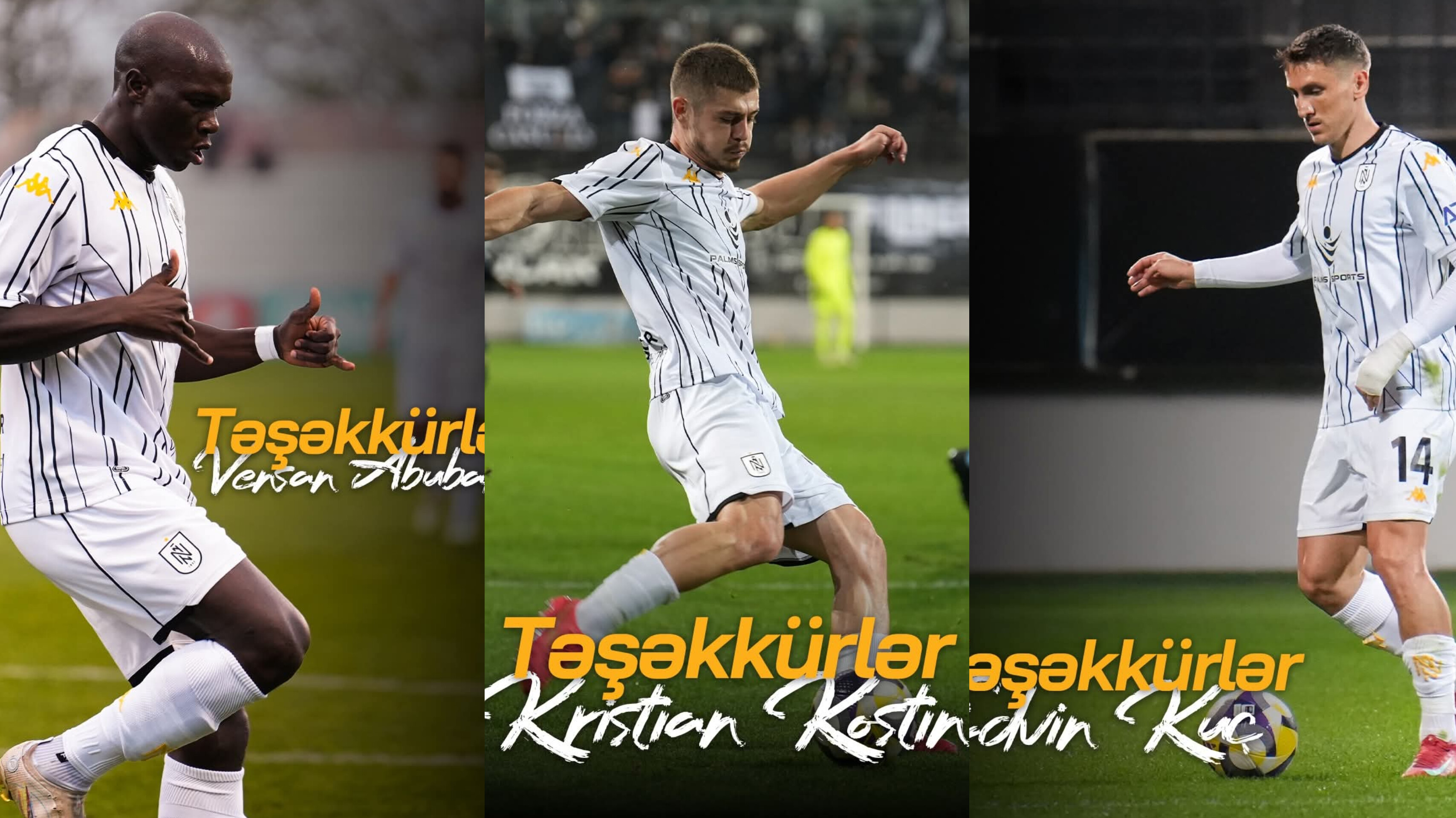"Neftçi" üç futbolçusu ilə vidalaşdı 