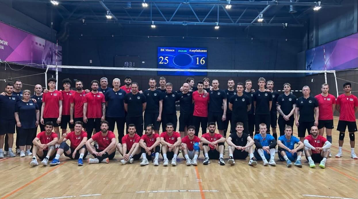 Kişi voleybolçulardan ibarət Azərbaycan millisi Belarus toplanışını başa vurub
