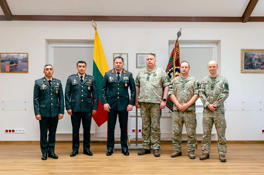 Müdafiə Nazirliyinin Hərbi Polis İdarəsinin nümayəndə heyəti Litvaya səfər edib